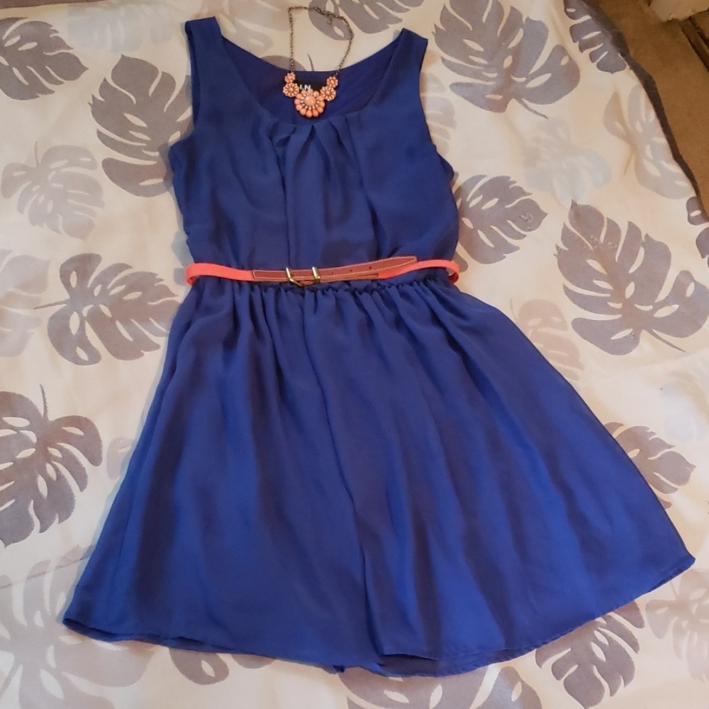 Blue dress